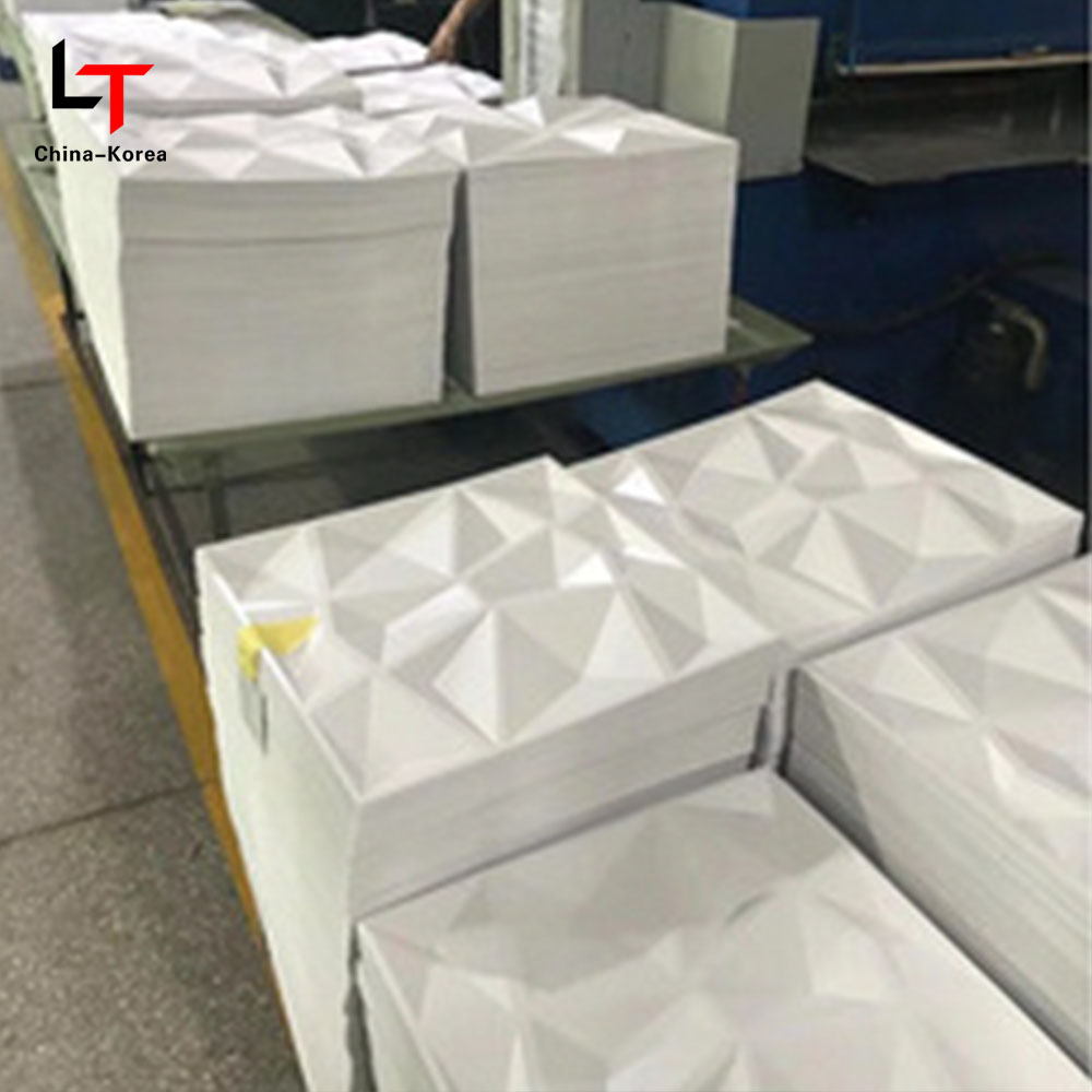 Modern 3D PVC falpanel/matrica belső vízálló matt fekete gyémánt forma nappali hálószoba fali dekorációhoz vízálló