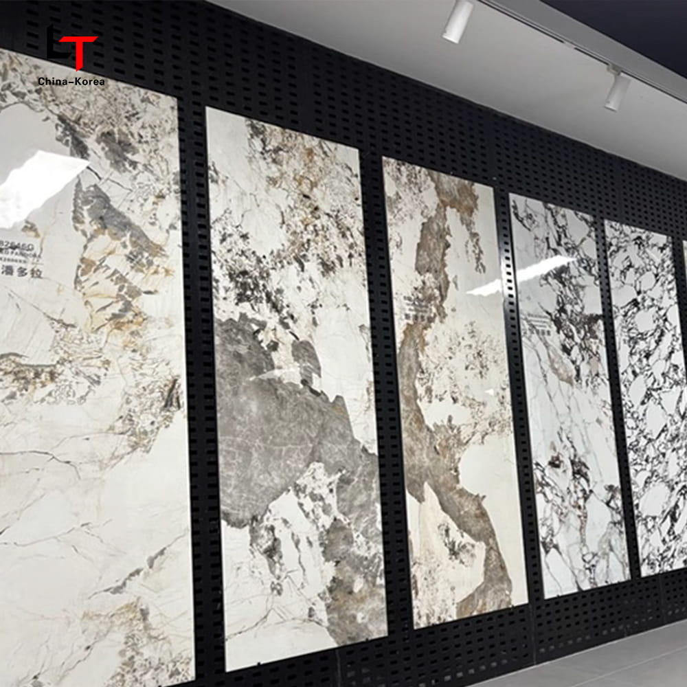 1220×2440mm PVC szénkristály panel vízálló tűzálló dekoratív falburkolat kültéri beltéri UV bevonattal