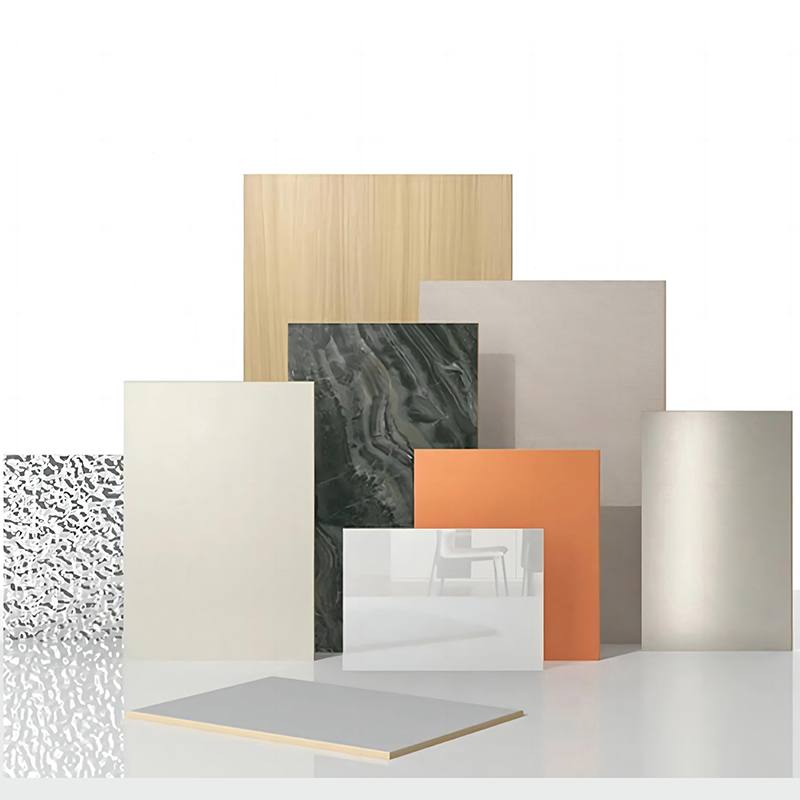 Könnyű PVC szénkristály lemez, nagy sűrűségű karcolásgátló 5 mm-8 mm vastag kereskedelmi szállodák fürdőszoba dekorációjához tűzálló B1 fokozatú tartós falpanel