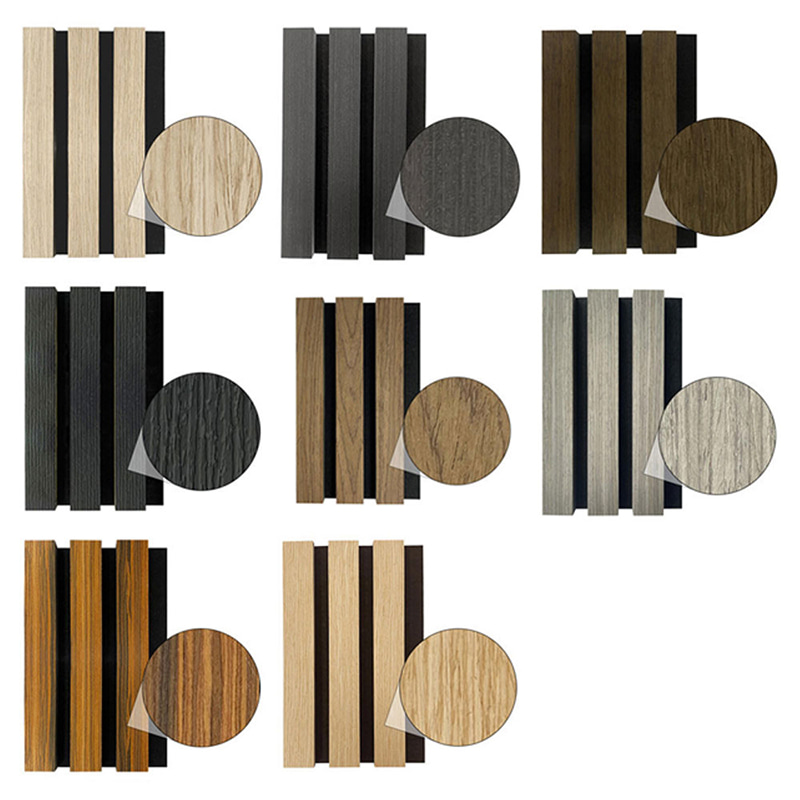 Modern belső WPC akusztikus falpanelek dekoratív reteszelő kialakítás hangszigetelt tűzálló hangelnyelő külső rács minőség