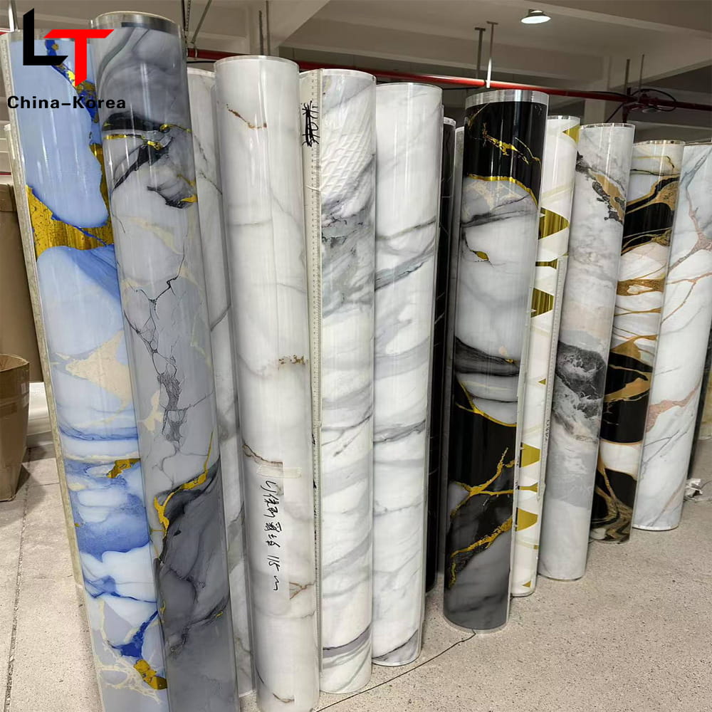 3D 5D nyomtatás laminálás hőátadó fólia PVC bútor dekorációs fólia vákuum prés fólia ajtó falpanelhez WPC UV tábla