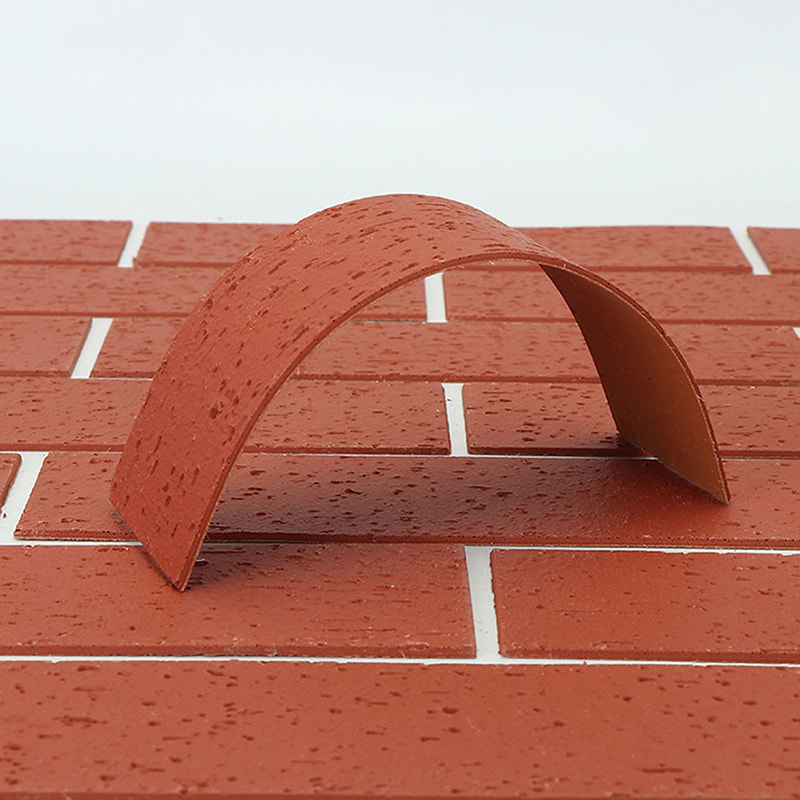 Modern dizájn tűzálló könnyű falpanelek új anyag puha kő burkolat Rugalmas MCM csempe Lineáris kő falburkolat