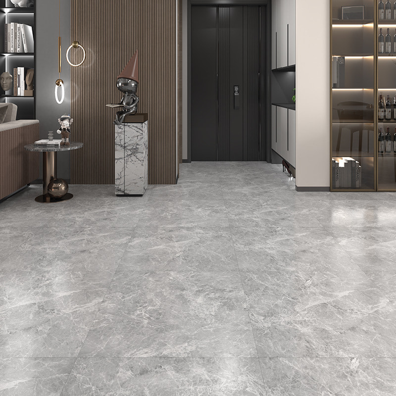 Fehér és fekete márvány, faszemcsés, merev magból álló interlock Click Lock vinil deszka padló Piso PVC belső Click Piso SPC padló